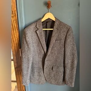 J.Crew Ludlow English Tweed Wool-Cotton Herringbone Blazer - Grey - 38S